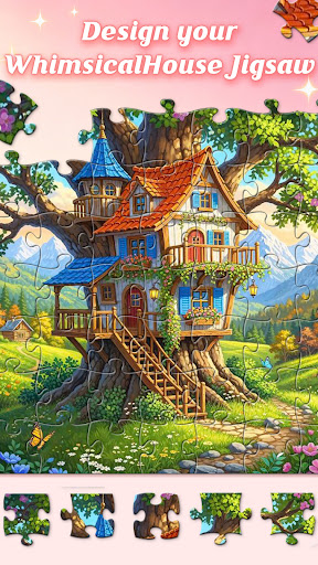 Whimsical House Jigsaw screenshot