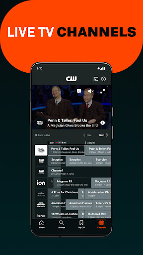 The CW screenshot