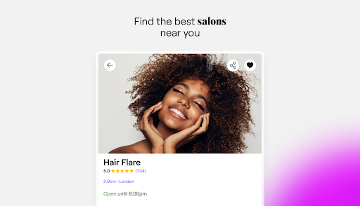 Fresha for customers screenshot
