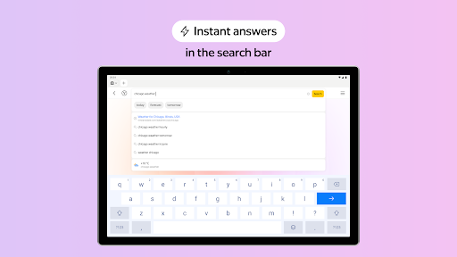 Yandex Browser with Alice AI screenshot