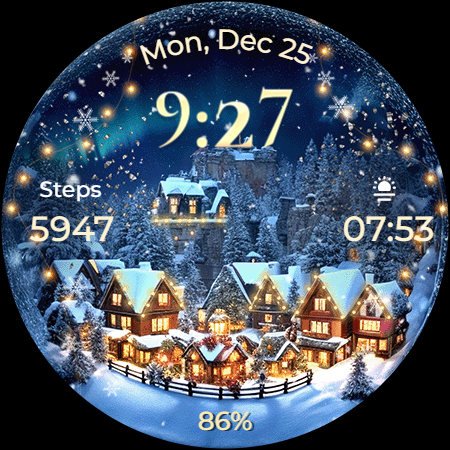Animated North Pole Christmas screenshot