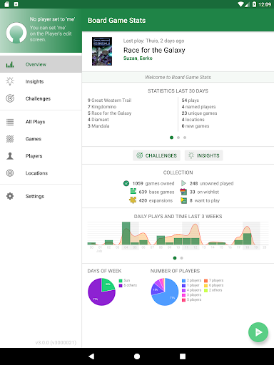 Board Game Stats screenshot