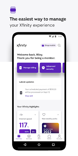 Xfinity screenshot