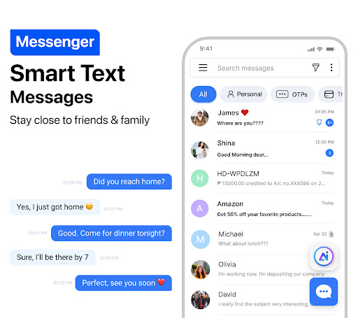 Messages: SMS Texting App screenshot