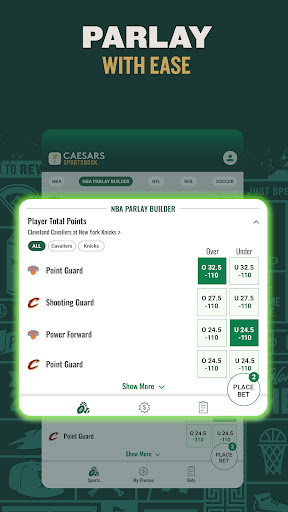 Caesars Sportsbook & Casino screenshot