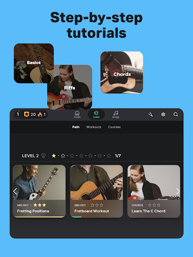 Yousician: Learn & Play Guitar screenshot