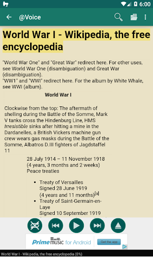 @Voice: Text to Speech Reader screenshot