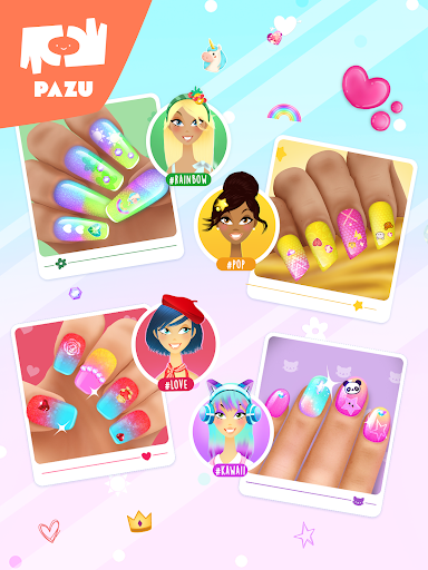 Girls Nail Salon - Kids Games screenshot