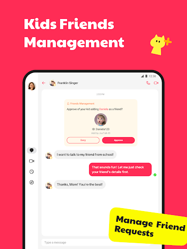 JusTalk Kids - Safe Messenger screenshot