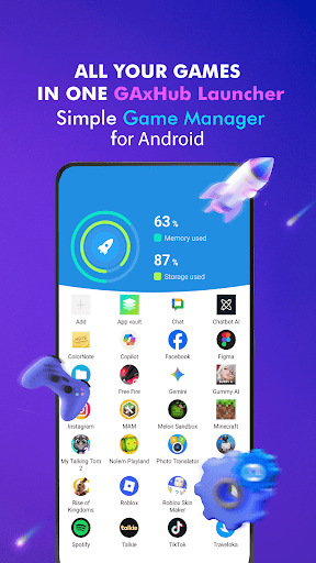 GAxHub Launcher - Gaming Hub screenshot