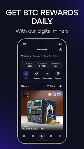 GoMining: Mining, Using BTC screenshot