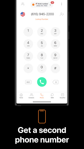 Phoner: Second Phone Number screenshot