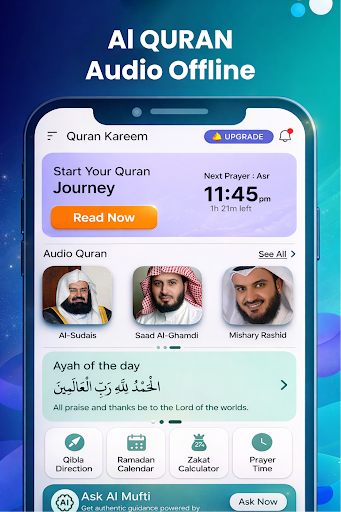 Al Quran MP3 Audio Offline App screenshot