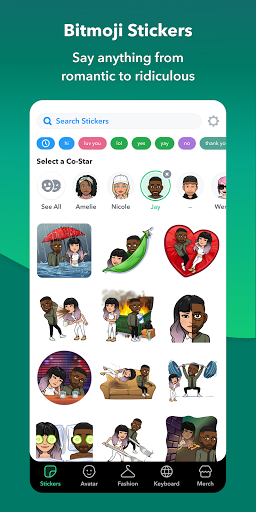 Bitmoji screenshot
