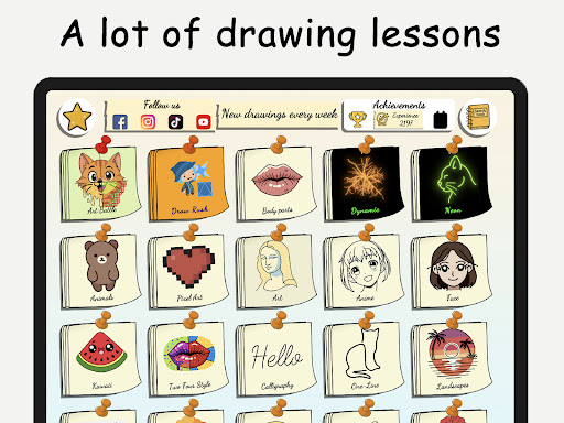 ArtLoop: Learn how to draw screenshot