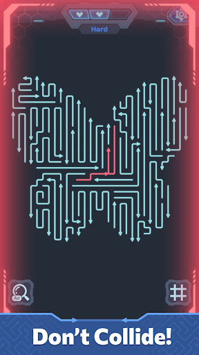 Neon Lines: Tap & Clear screenshot