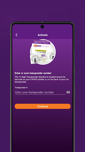 E-PASS Toll App screenshot