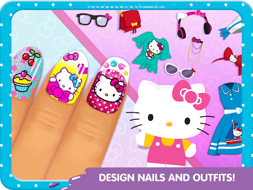 Hello Kitty Nail Salon screenshot