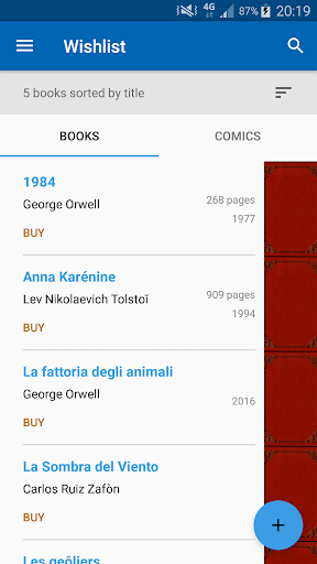 My Library screenshot