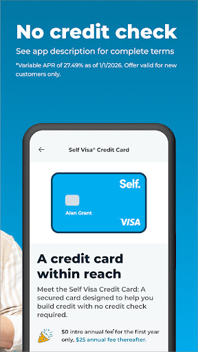 Self – Credit Builder & Cash screenshot