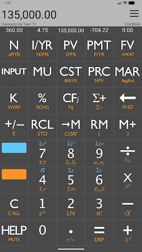 10bii Financial Calculator screenshot