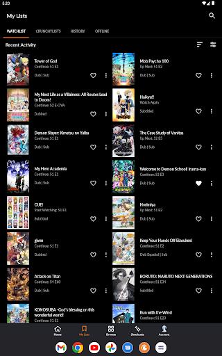 Crunchyroll: Anime Streaming screenshot