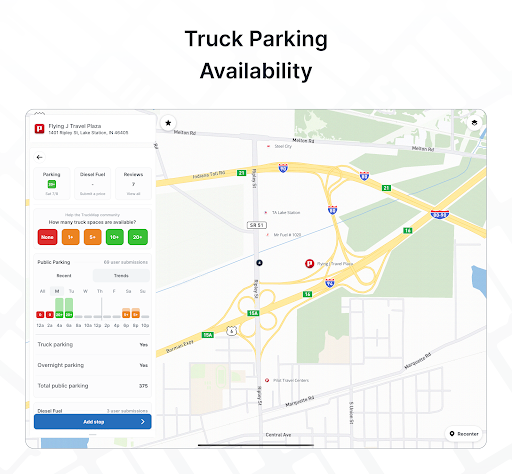 TruckMap - Truck GPS Routes screenshot