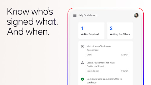 Docusign - Upload & Sign Docs screenshot