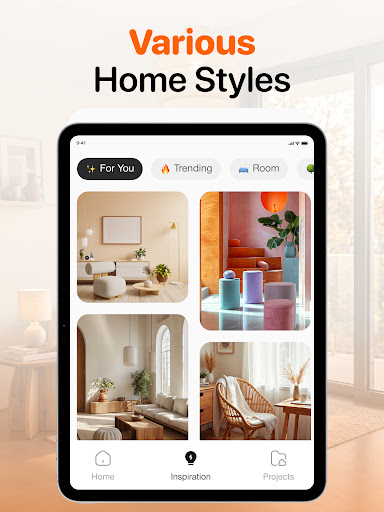 SnapHome: AI Interior Design screenshot