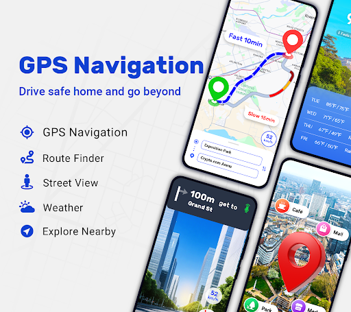 GPS Navigation Route Finder screenshot
