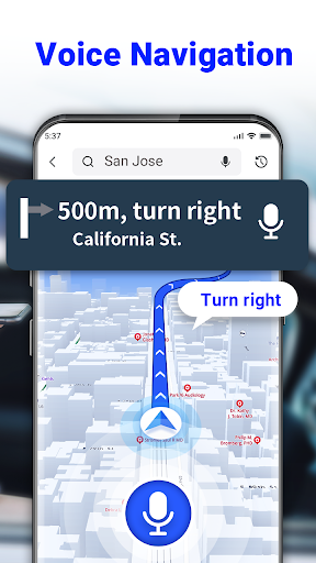 GPS Voice Navigation & Radar screenshot