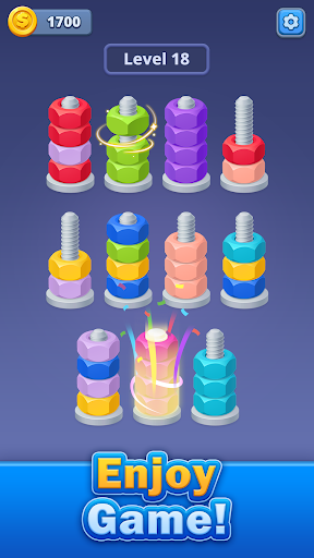 Nuts Factory: Sort Puzzle screenshot