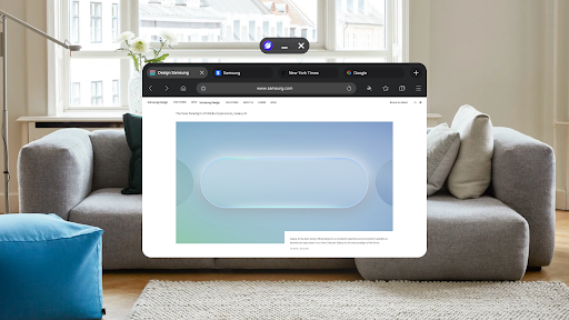 Samsung Browser screenshot
