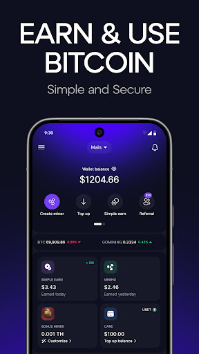 GoMining: Mining, Using BTC screenshot