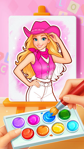 Princess Game Fantasy Coloring screenshot