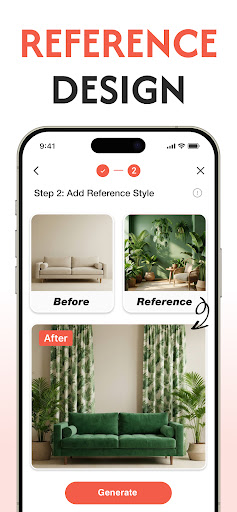 SnapHome: AI Interior Design screenshot