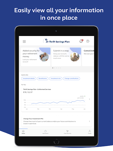 Thrift Savings Plan screenshot