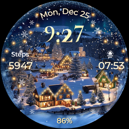 Animated North Pole Christmas screenshot