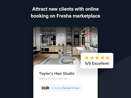 Fresha for business screenshot