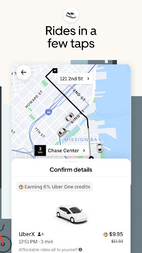 Uber - Request a ride screenshot