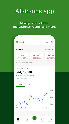 Fidelity Investments screenshot