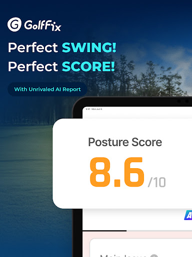 GolfFix AI Golf Swing Analyzer screenshot
