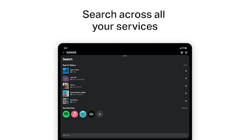 Sonos screenshot