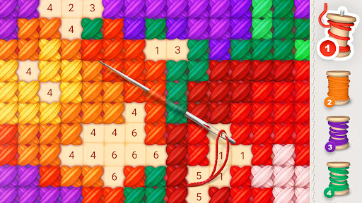 Magic Cross Stitch: Pixel Art screenshot