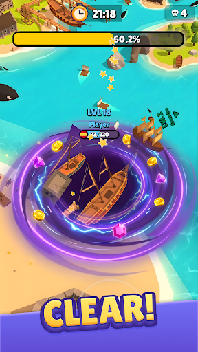 Hole.io screenshot