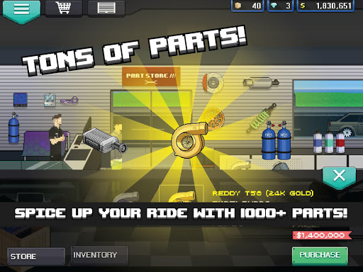 Pixel Car Racer screenshot