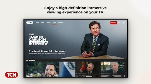 Tucker Carlson Network screenshot
