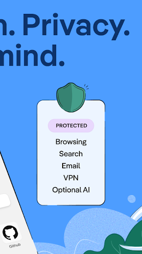 DuckDuckGo, optional Duck.ai screenshot