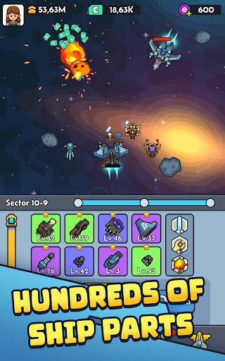 Idle Space: Ship Crafting RPG screenshot