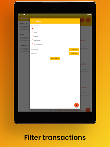 Binance Smart Chain Explorer screenshot